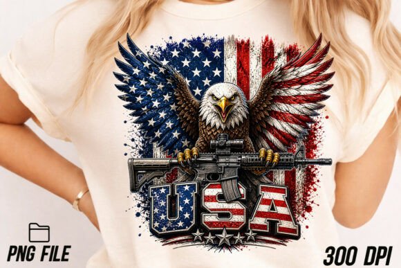 Download Eagle USA Flag Patriotic 4th of July Png - Usa flag Collection