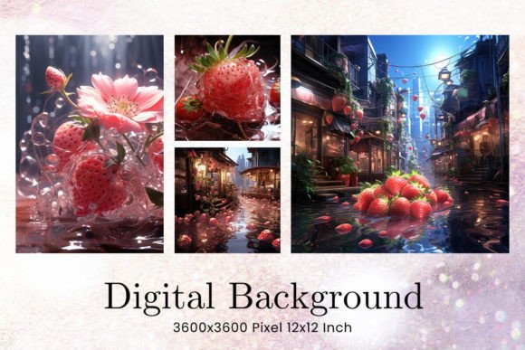 Download Strawberry Fruit Background Illustration - Fruit background Collection