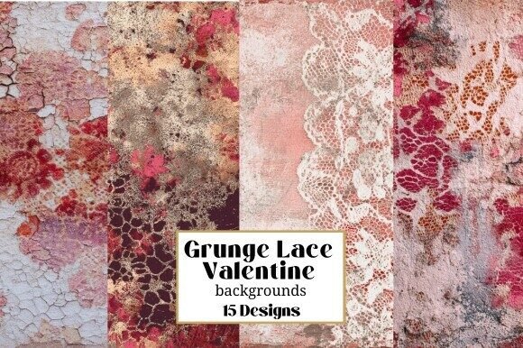 Download 15 Grunge Lace Valentine Backgrounds - Valentine backgrounds Collection