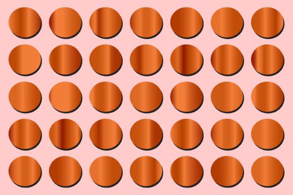 Download Bronze Metallic Gradient Color - Metallic Collection