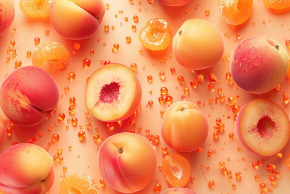 Download Peach Fruit Background Wallpaper - Fruit background Collection