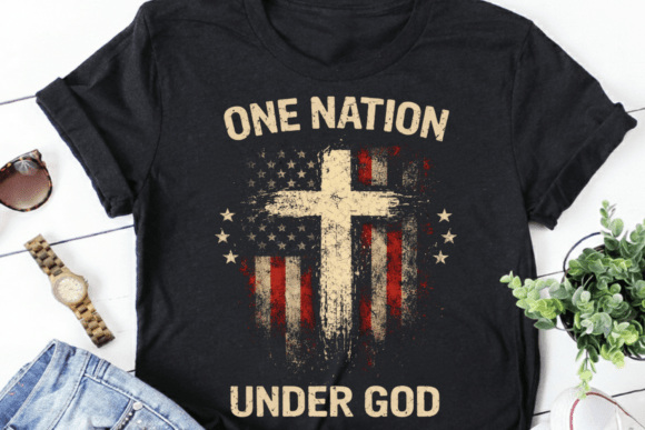 Download One Nation Under God, Christian USA Flag - Usa flag Collection
